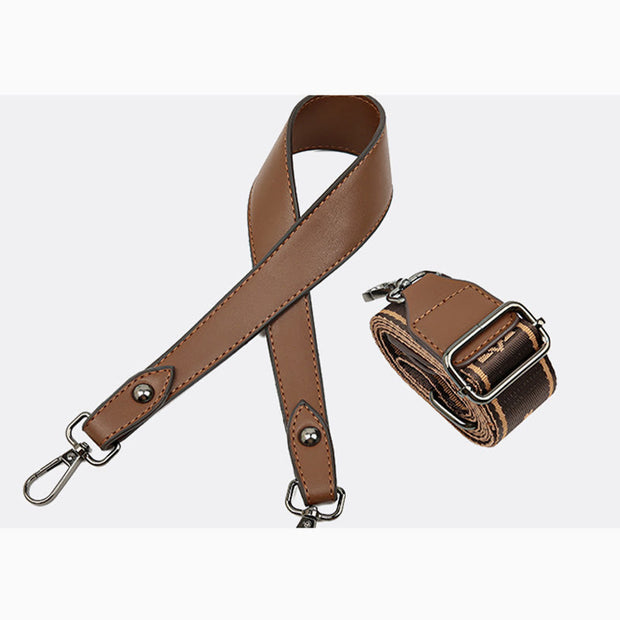Detachable Wide Strap Underarm Bag For Women Leather Crossbody Purse