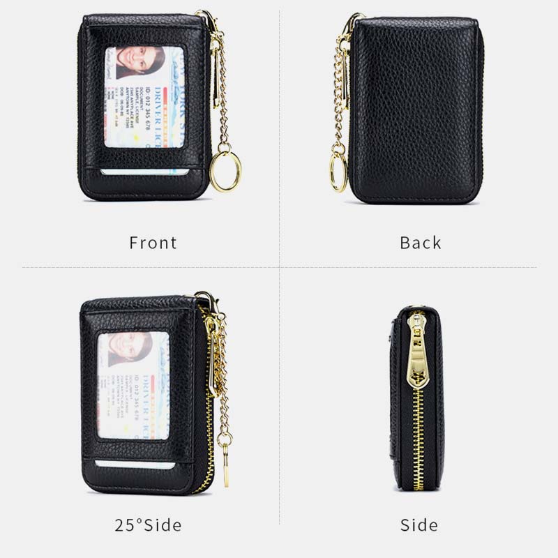 RFID Large Capacity Card Holder With Key Chain