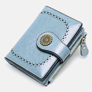 RFID Vintage Large Capacity Genuine Leather Wallet