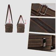 Limited Stock: Genuine Leather Messenger Bag Cross Body Bag