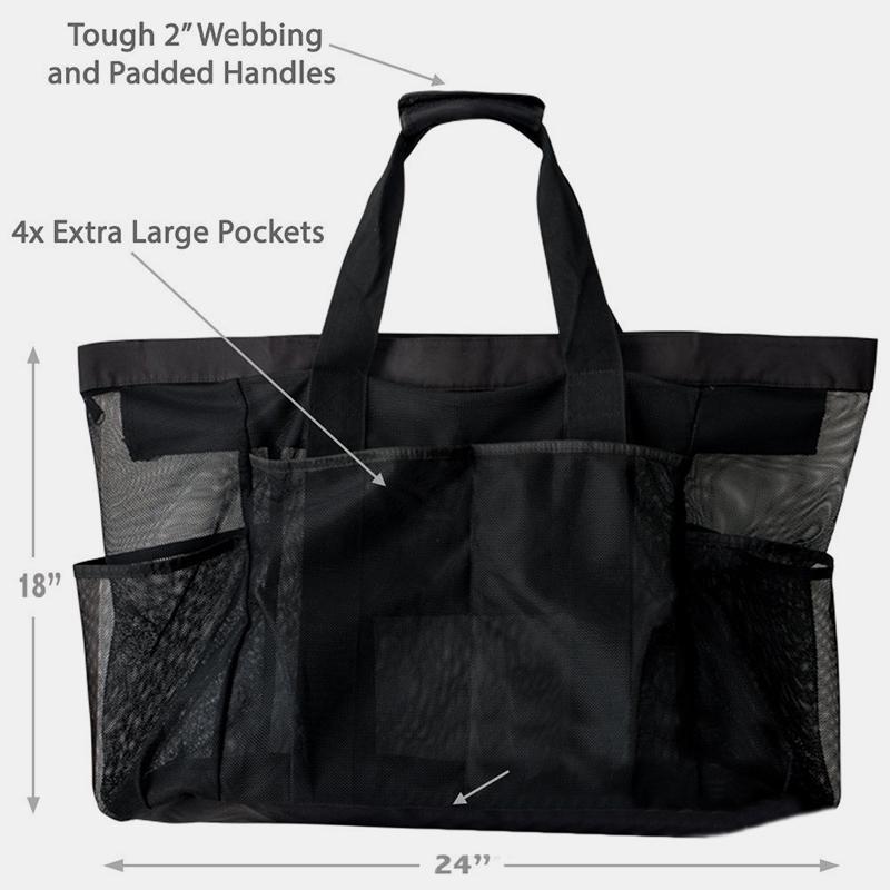 Oversize Beach Bags Carry Mesh Totes