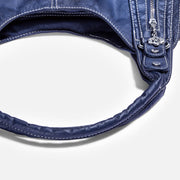 Tie Dye Tote For Women Large Leather Underarm Bag Handbag