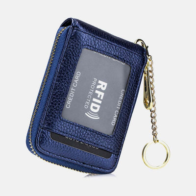 RFID Large Capacity Card Holder With Key Chain