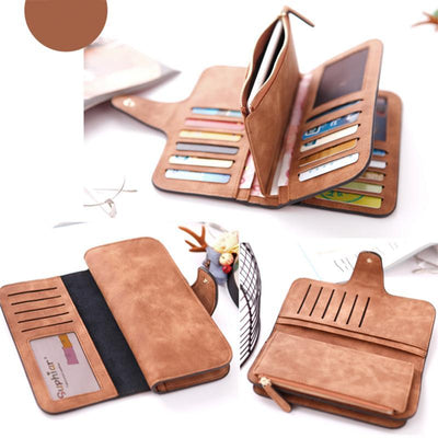 Retro Glamorous Multiple Slots Women Wallets