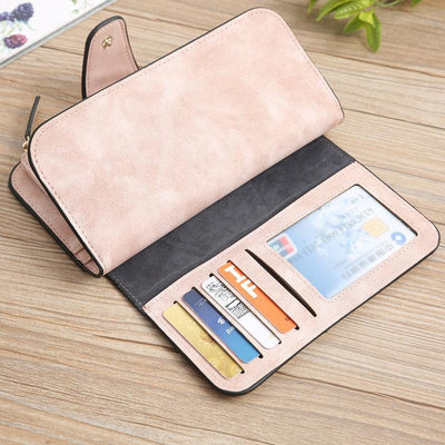 Retro Glamorous Multiple Slots Women Wallets