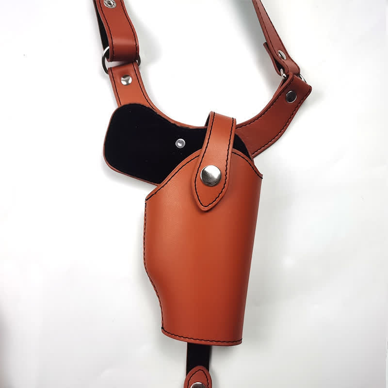 Leather Underarm Concealed Holster Adjustable Pocket Shoulder Armpit Bag