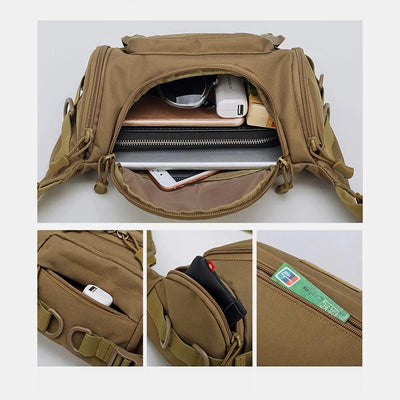 Large Capacity Camo Military Waist Bag Sling Bag