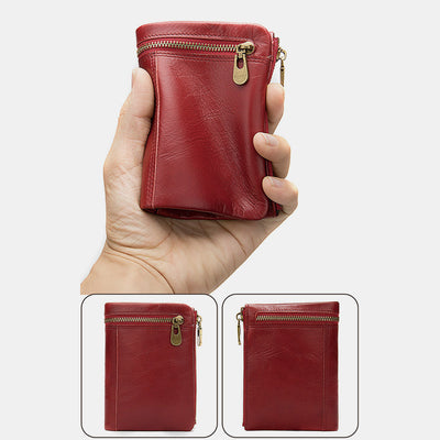 Casual Genuine Leather Bifold Wallet