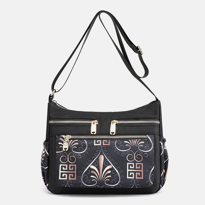 Large Capacity Nylon Printing Crossbody Bag