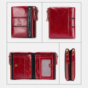 RFID Durable Genuine Leather Wallet