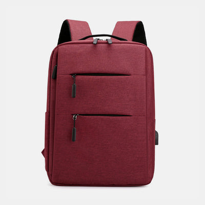 USB Large Capacity Wear-Resistant 15.6-Inch Computer Bag Backpack