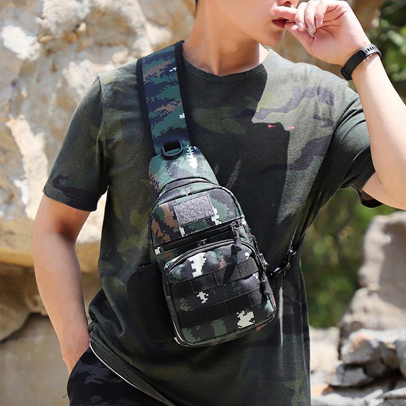 Camouflage Outdoor Waterproof Multifunctional Sling Bag