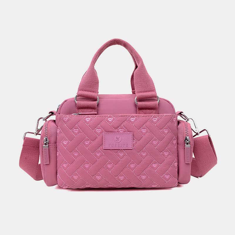 Lightweight Multiple Pockets Women Purses Waterproof Quilted Crossbody Shoulder Bag