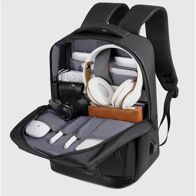 Gentle Backpack For Men USB Charging Business Large Laptop Bag