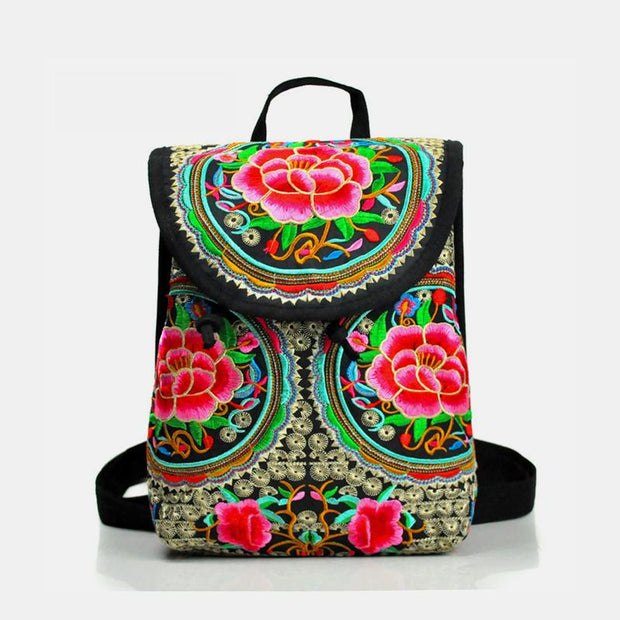 Ethnic Vintage Embroidered Travel Backpack