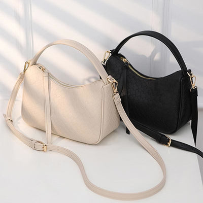 Shoulder Bag For Women Concise Style Plain Color Crossbody Bag