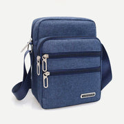 Nylon Crossbody Bag for Men Travel Passport Cellphone Wallet Bag Small Pouch