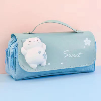 Pencil Case For Study Cute Decompression Multifunctional Large Capacity Case