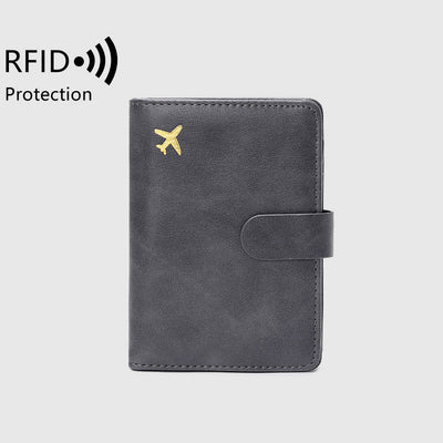 Passport Holder Multi-slot RFID Blocking Card Holder Travel Passport Cover