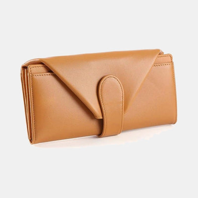 Retro Multi-Slot Genuine Leather Long Purse