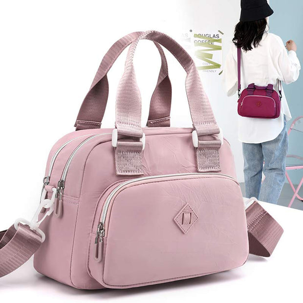 Crossbody Purse for Women Nylon Lightweight Shoulder Bag Travel Shopping Tote