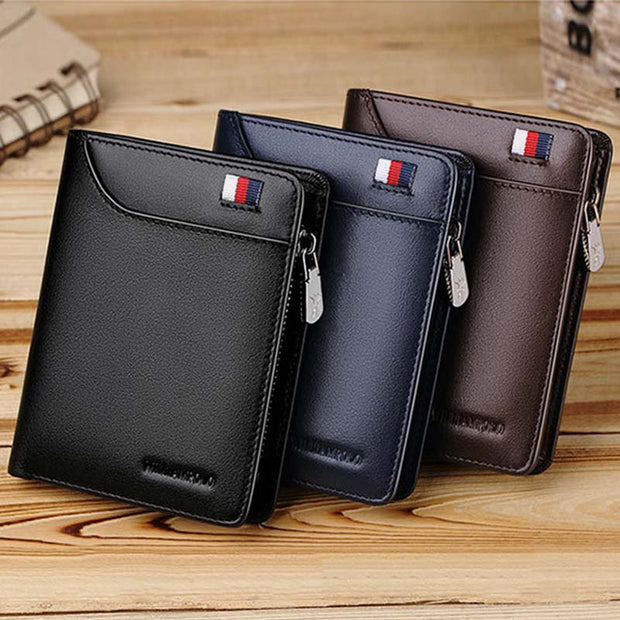 Limited Stock: Large Capacity Genuine Leather Classic Wallet