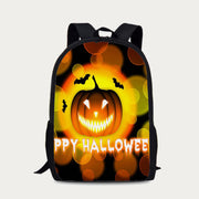 Backpack For Daily Halloween Theme Pumpkin Printing Lightweight Daypack