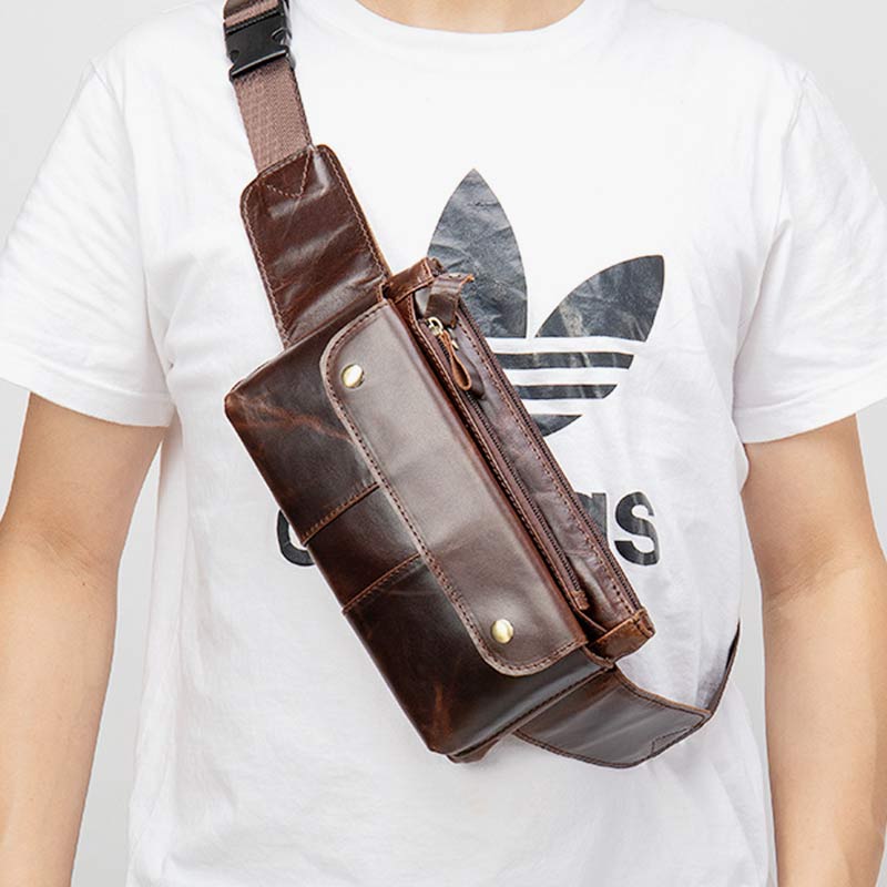 Retro Large Capacity Trendy Waist Bag