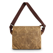 Retro Canvas Crossbody Bag Large Slim Laptop Bag Shoulder Bag
