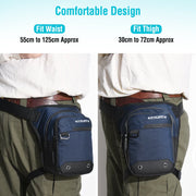 Leg Bag For Men Large Capacity Waterproof Polyester Phone Bag