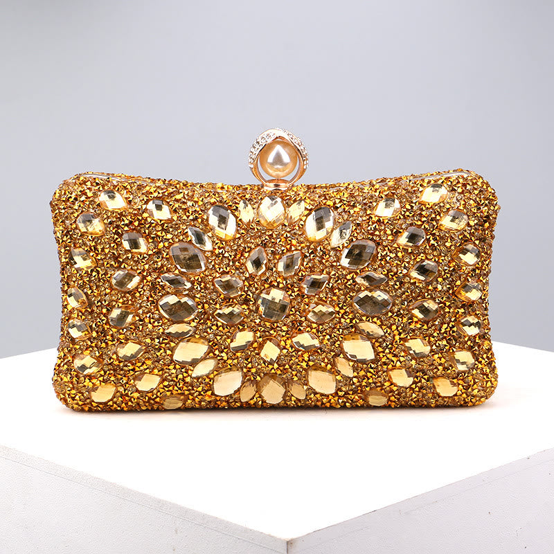 Diamond Encrusted Dinner Bag For Party Fashion Banquet Evening Bag