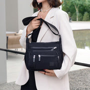 Crossbody Purses for Women Medium Size Multi Pocket Nylon Shoulder Bag