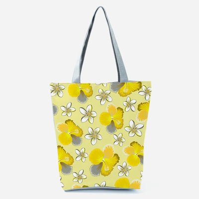 Tote Bag For Women Floral Print Large Capacity Shoulder Bag