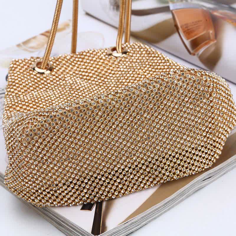 Glitter Shoulder Bag Purses Handbags Crystals Evening Bag for Women Girls