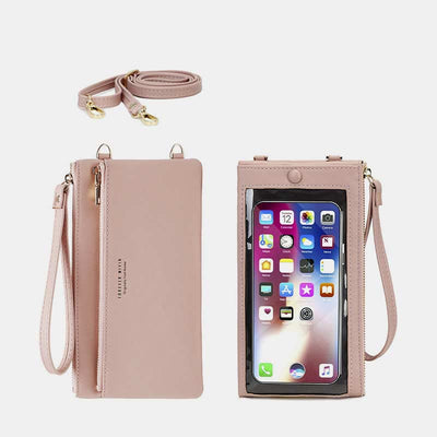 Phone Bag for Women Touchable Minimalist Leather Daily Shopping Wallet