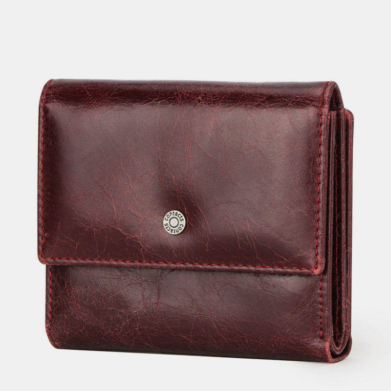 RFID Anti-Theft Genuine Leather Wallet