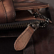 Retro Clutch Wallet for Women Genuine Leather Wristlet Credit Card Holder