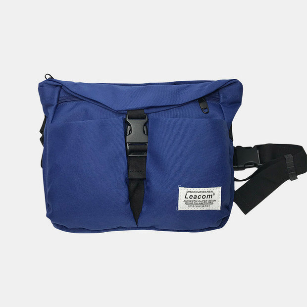 Water Resistant Tactical Shoulder Bag for Men Lightweight Nylon Crossbody Bag