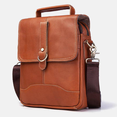 Large Capacity Retro Genuine Leather Crossbody Bag