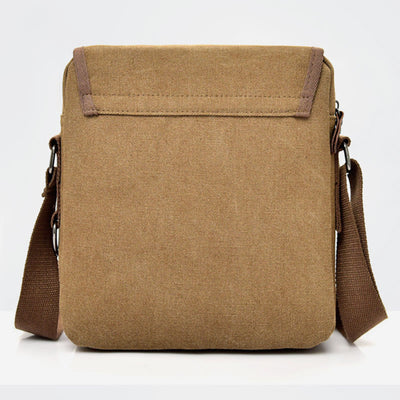 Messenger Bag For Men Retro Canvas Business Crossbody Shoulder Bag