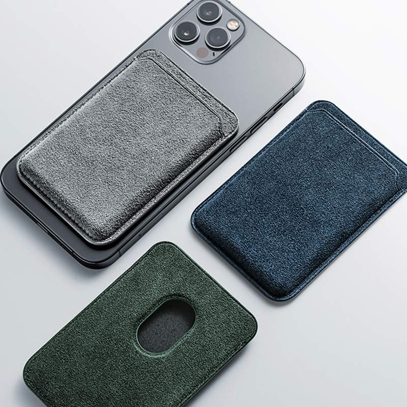 Alcantara Suede MagSafe Card Holder