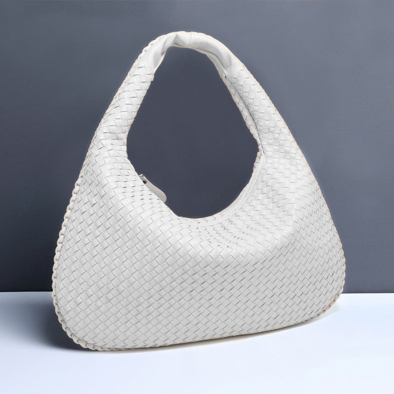 Crescent Underarm Bag For Women Woven Minimalist Shoulder Bag