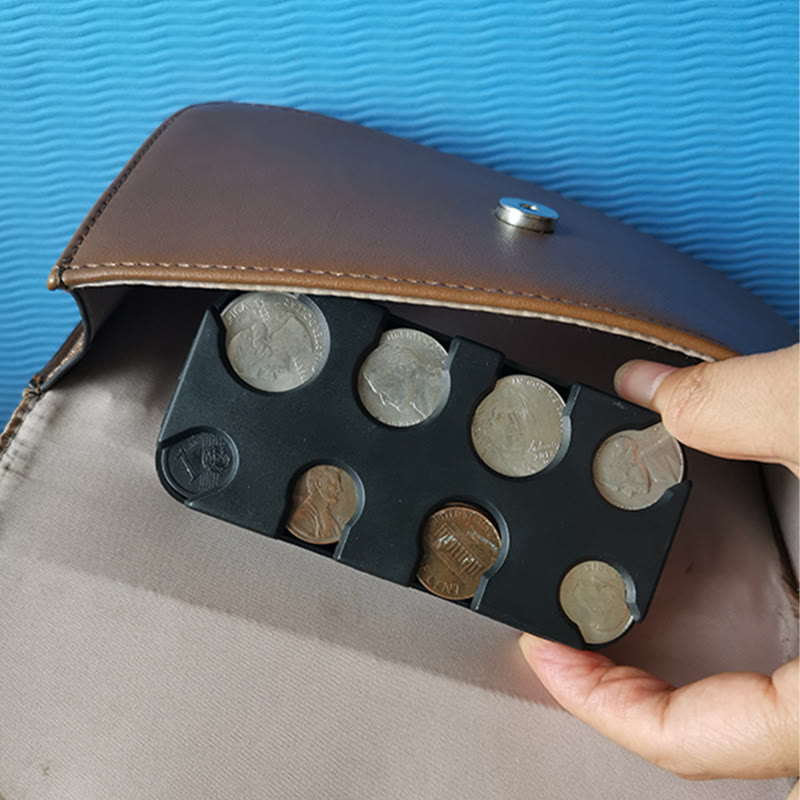 Coin Purse For Storage Euro Square Dollar Coin Deposit Box