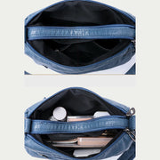 Vintage Large Capacity Shoulder Bag For Women Soft Leather Purse