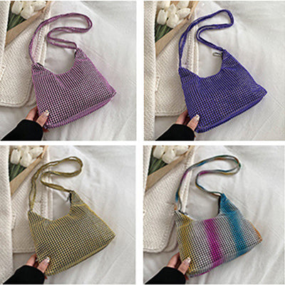 Shoulder Bag For Women Simple Leisure Portable Bling Dating Bag