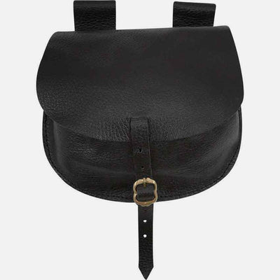 Retro Waist Bag Women Men Plain Color Medieval Belt Bag