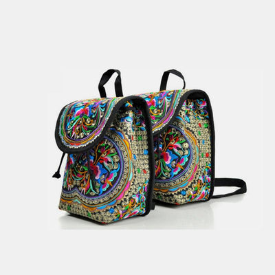 Ethnic Vintage Embroidered Travel Backpack