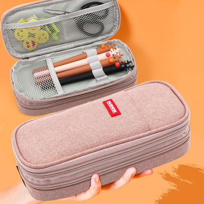 Large Capacity Pencil Case for School Students Adult Pencil Pouch Office Organizer