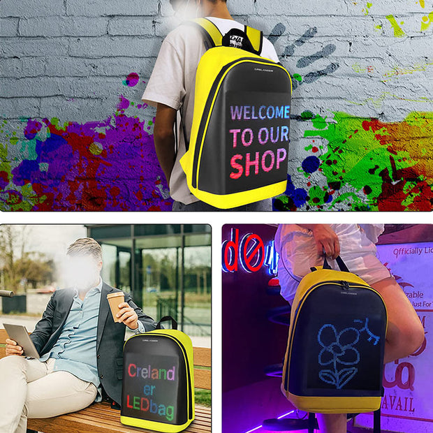 Backpack For Outdoor Advertise With LED Screen Large Billboard Bag