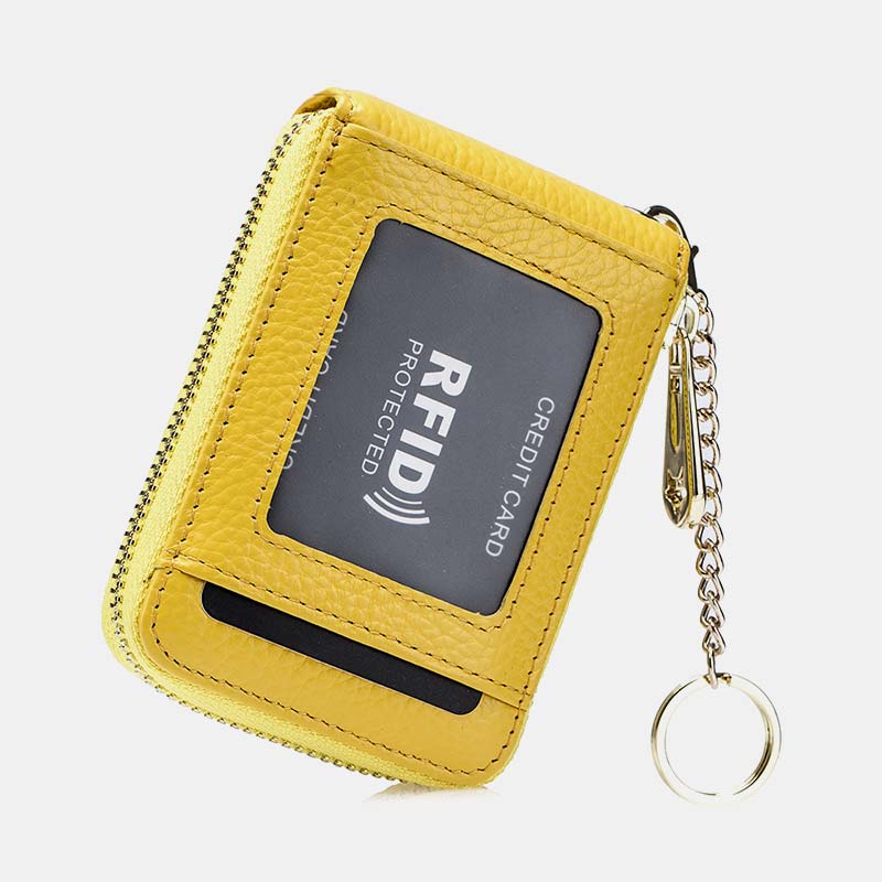 RFID Large Capacity Card Holder With Key Chain